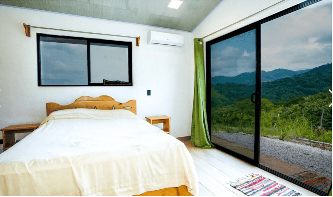 chambre casita avec vue sur la montagne refugio nandayure