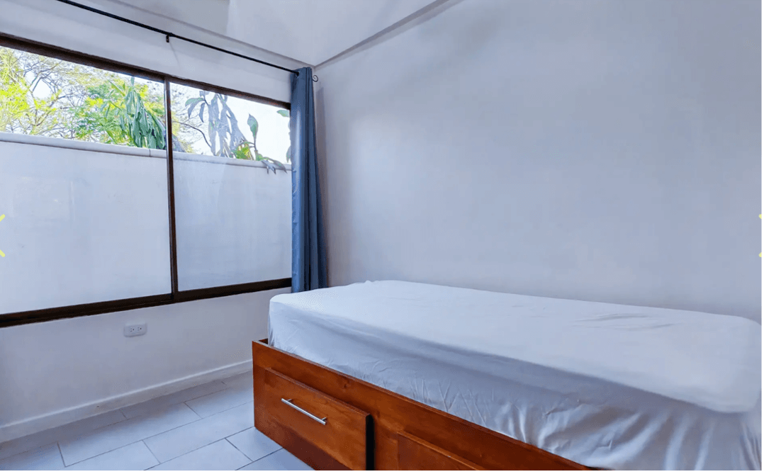 intérieur de la deuxième chambre Casa Destello Blanco Samara Costa Rica