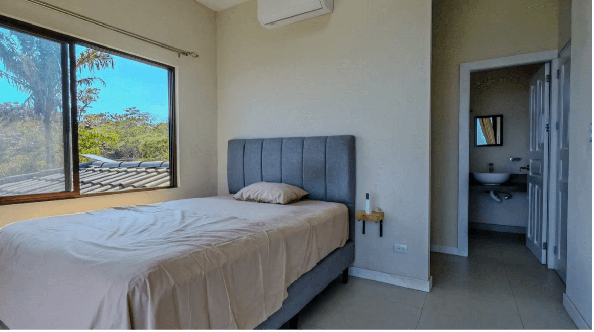 intérieur de chambre moderne ciel fleur maison Costa Rica