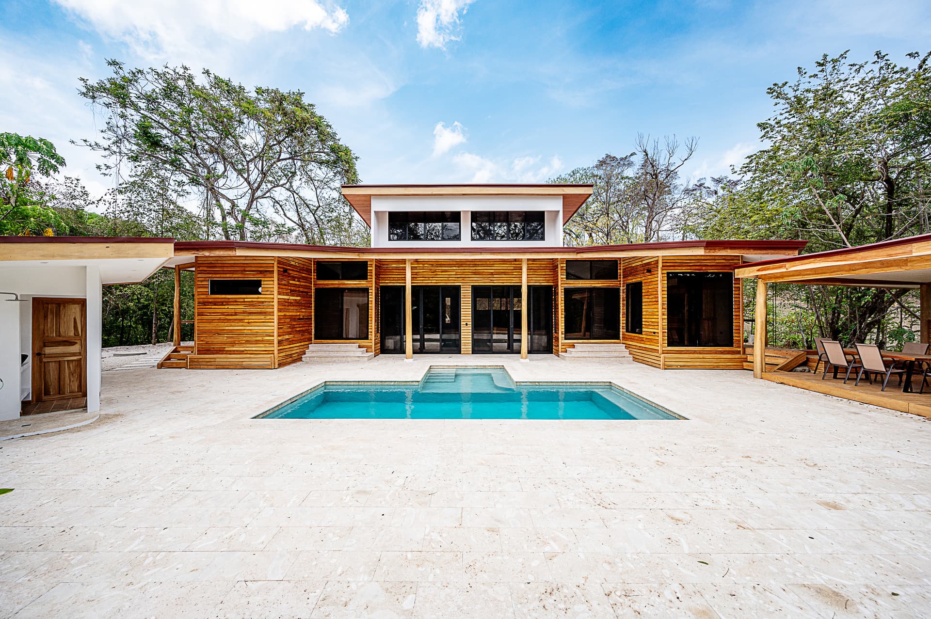 maison forestière de luxe avec piscine dans les bois de Samara, Nicoya, Costa Rica