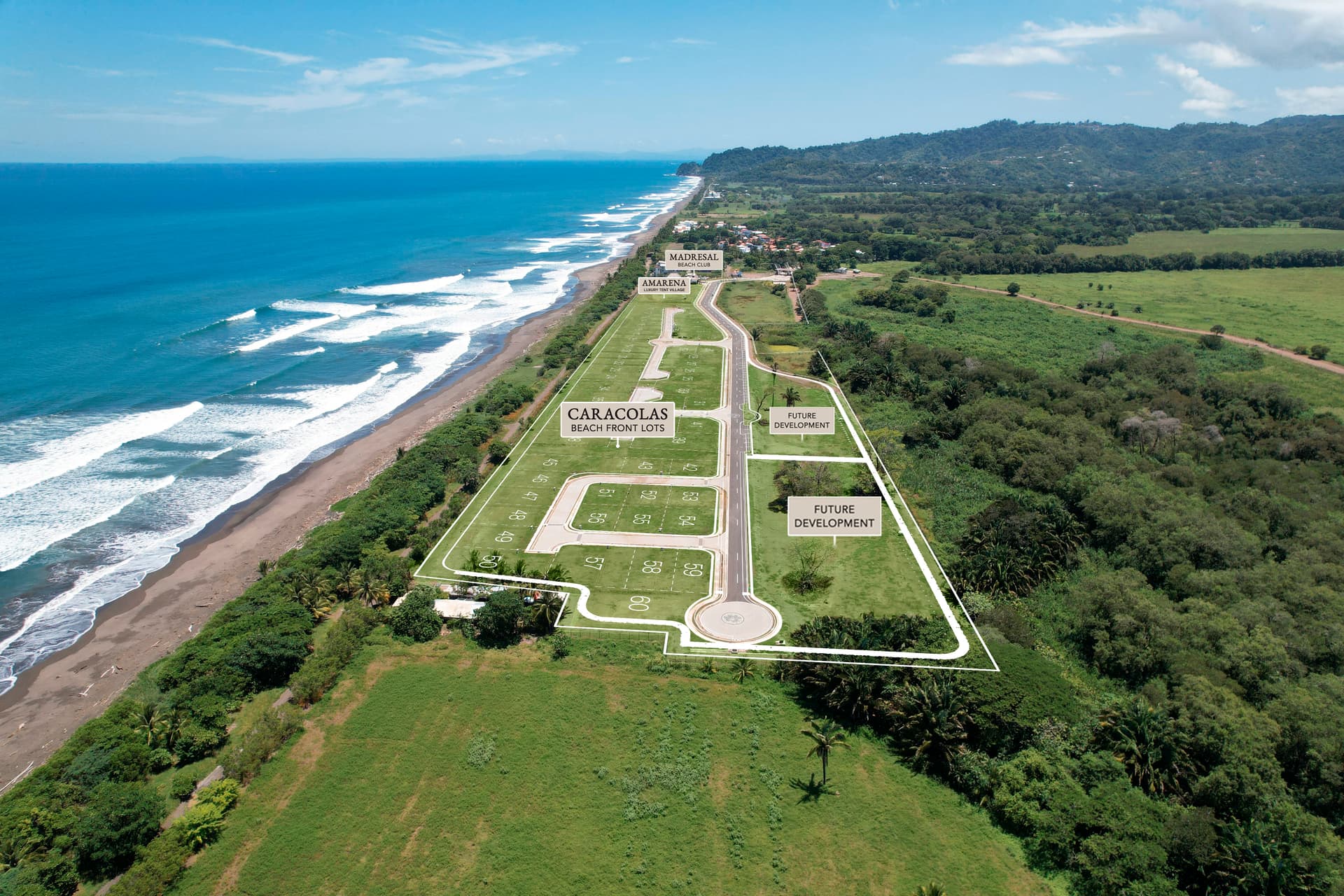 Lots Caracolas Oceanfront, à vendre, à MÍSTICO JACÓ Lots Caracolas Oceanfront, à vendre, à MÍSTICO JACÓ