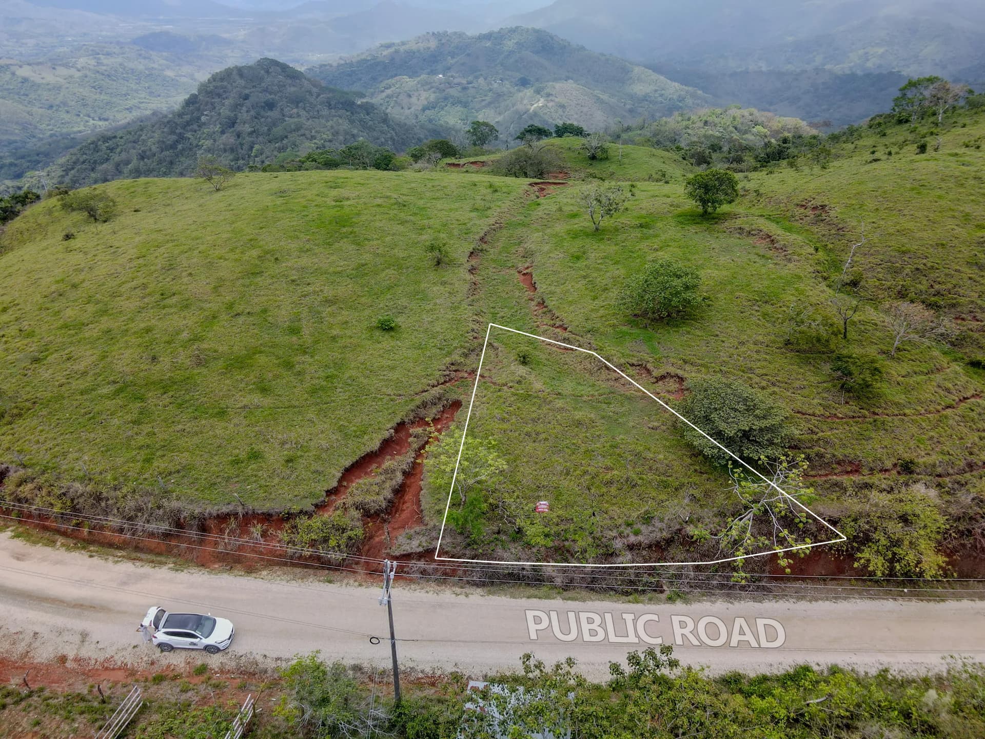 Vue aérienne du terrain Brisa Marina Lot vue aérienne brisa marina terrain avec vue sur l’océan costa rica