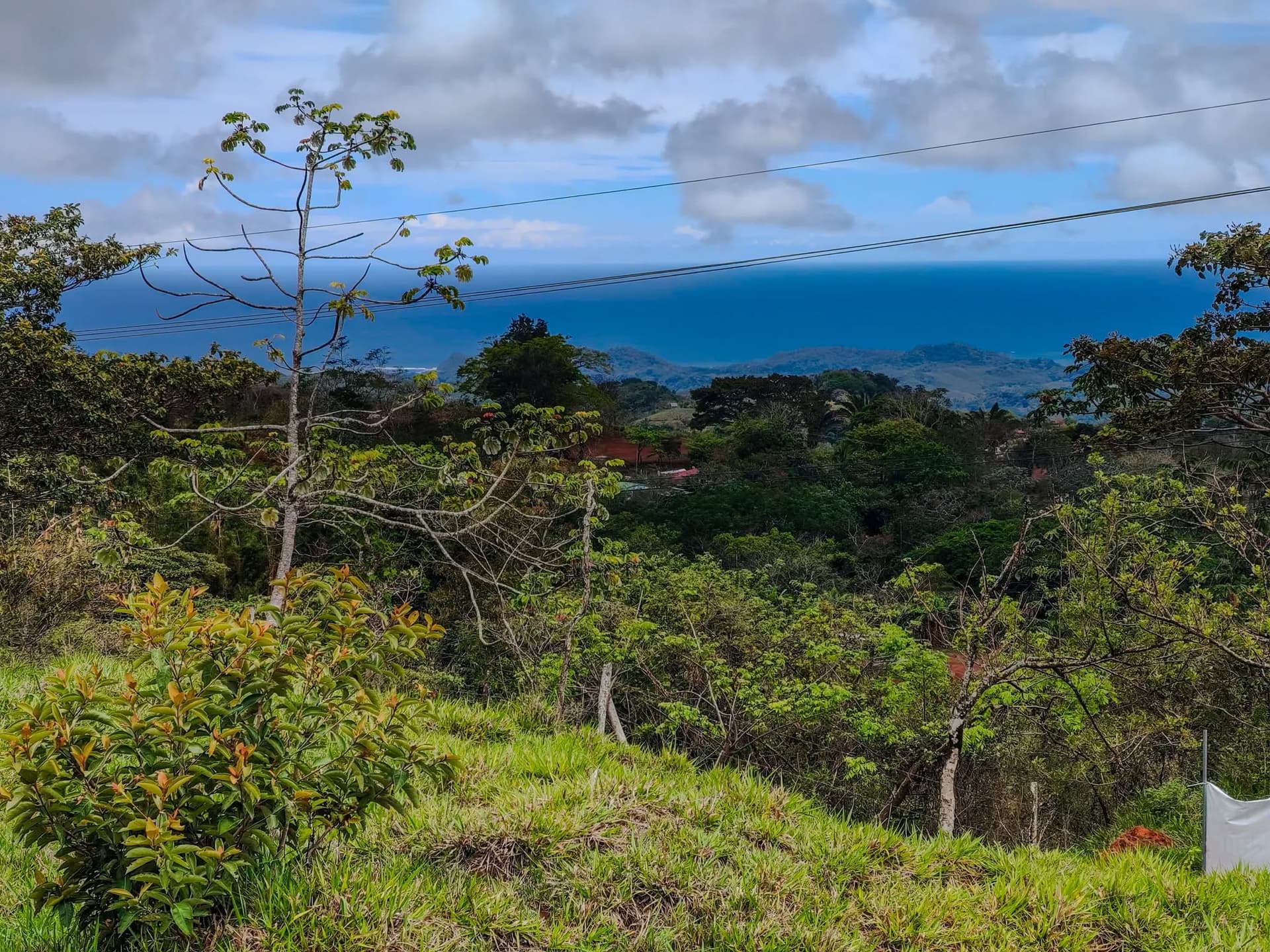 Vue panoramique sur l’océan vue panoramique sur l’océan près de Samara, Costa Rica