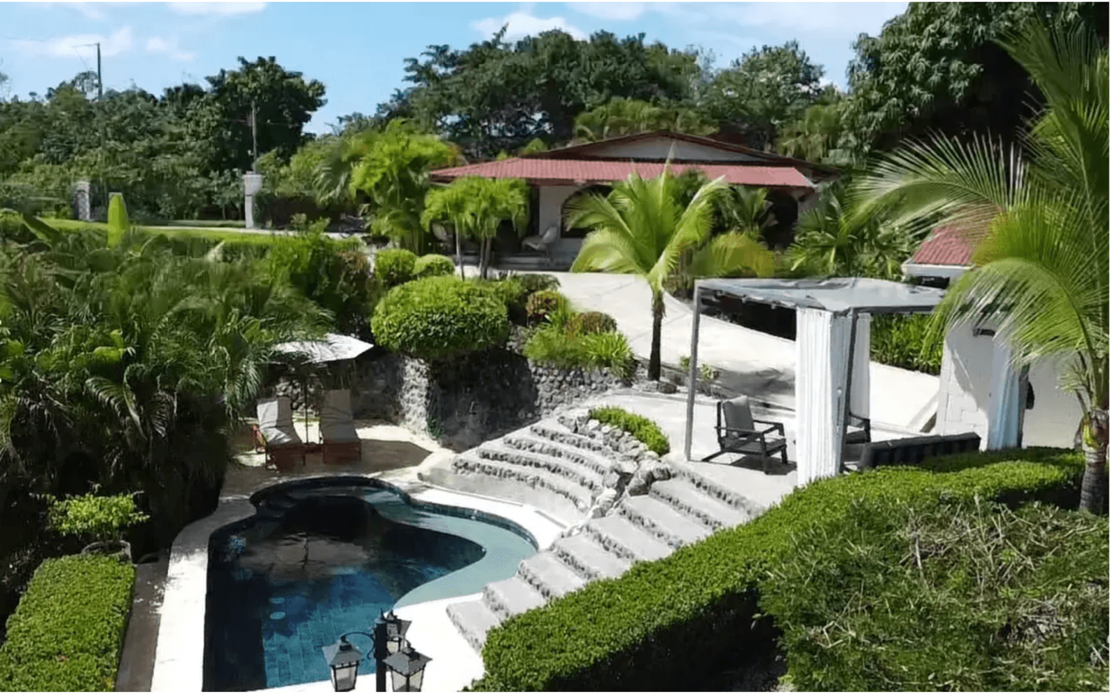 Villa Diamond Mountain avec vue sur la piscine piscine avec vue sur les montagnes Diamond Mountain Villa Samara Costa Rica
