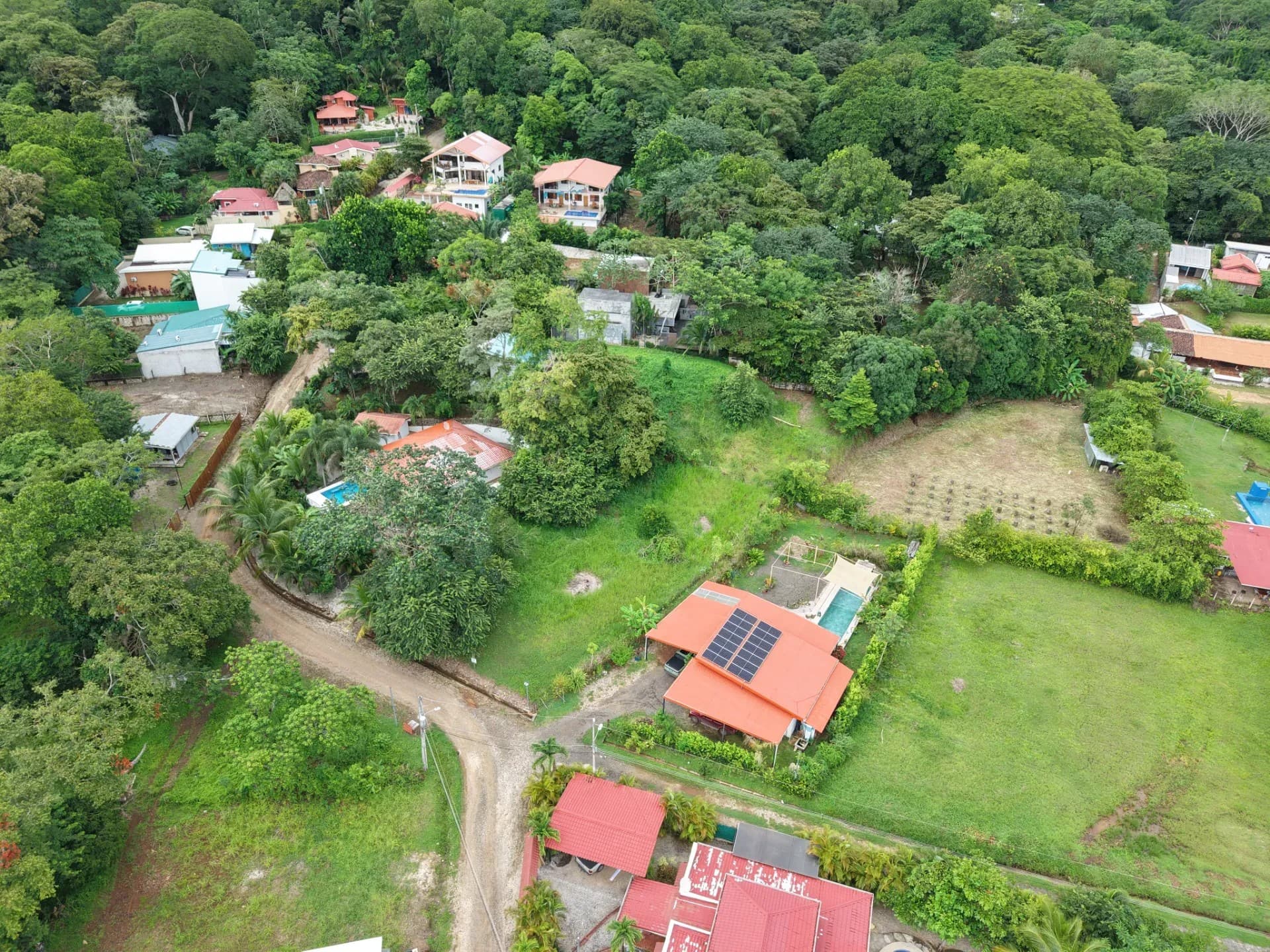 Vue aérienne du quartier vue aérienne du quartier autour du lot Almendro Carrillo