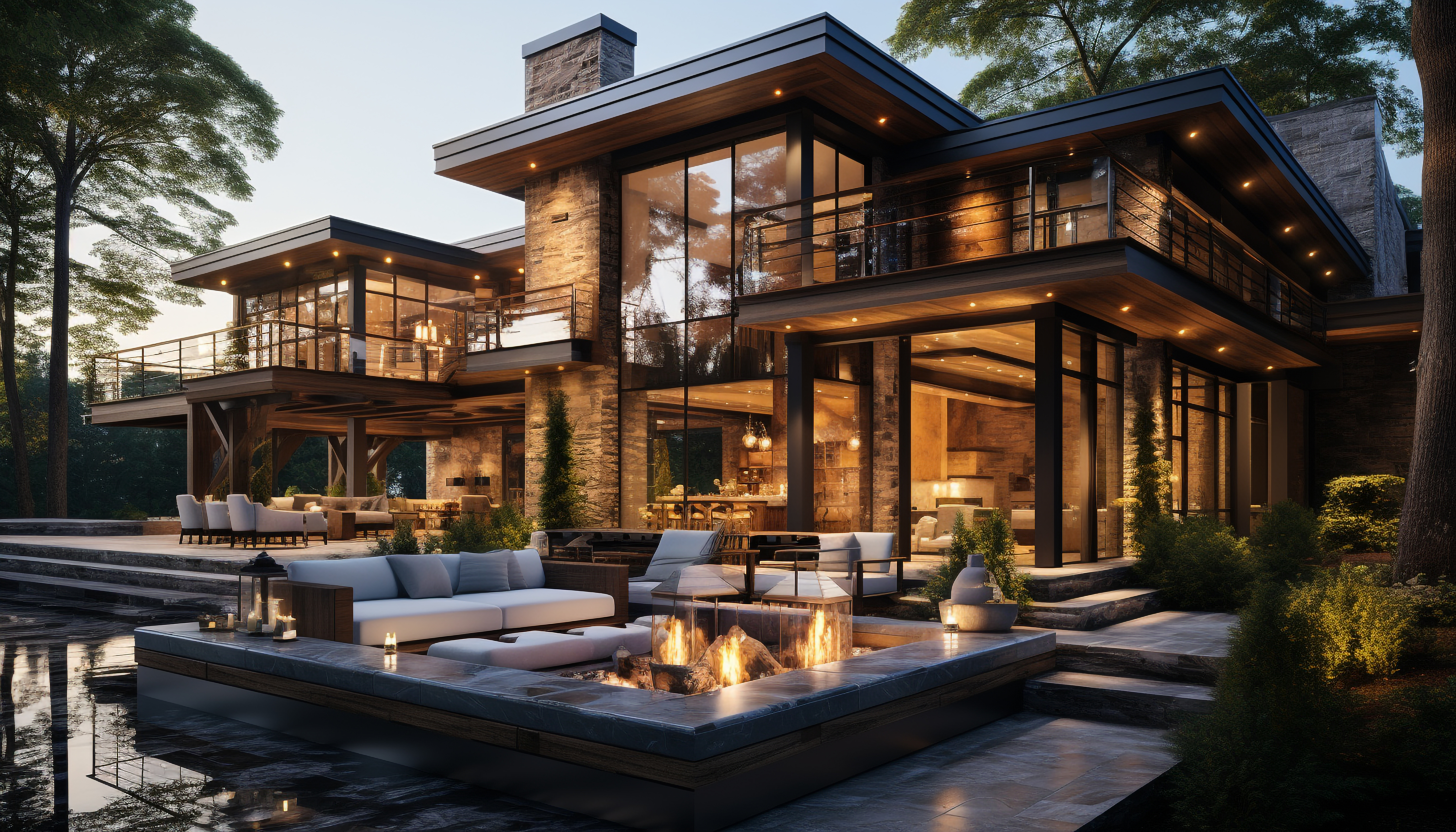 Luxury home exterior